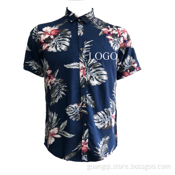 Generous printing viscosa male shirts